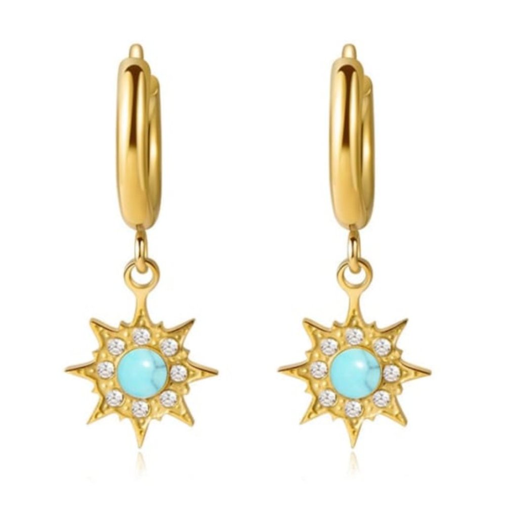 Sun Scream Huggie Earrings - Picture 1 of 1